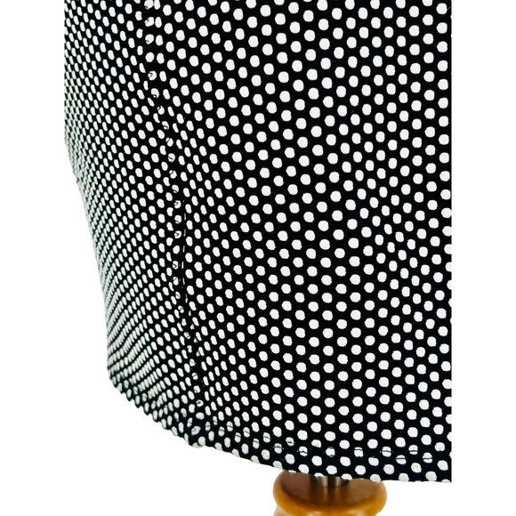 Free People Intimately Sexy Black & White Polka Dot Bodycon Mini Dress - Picture 6 of 16